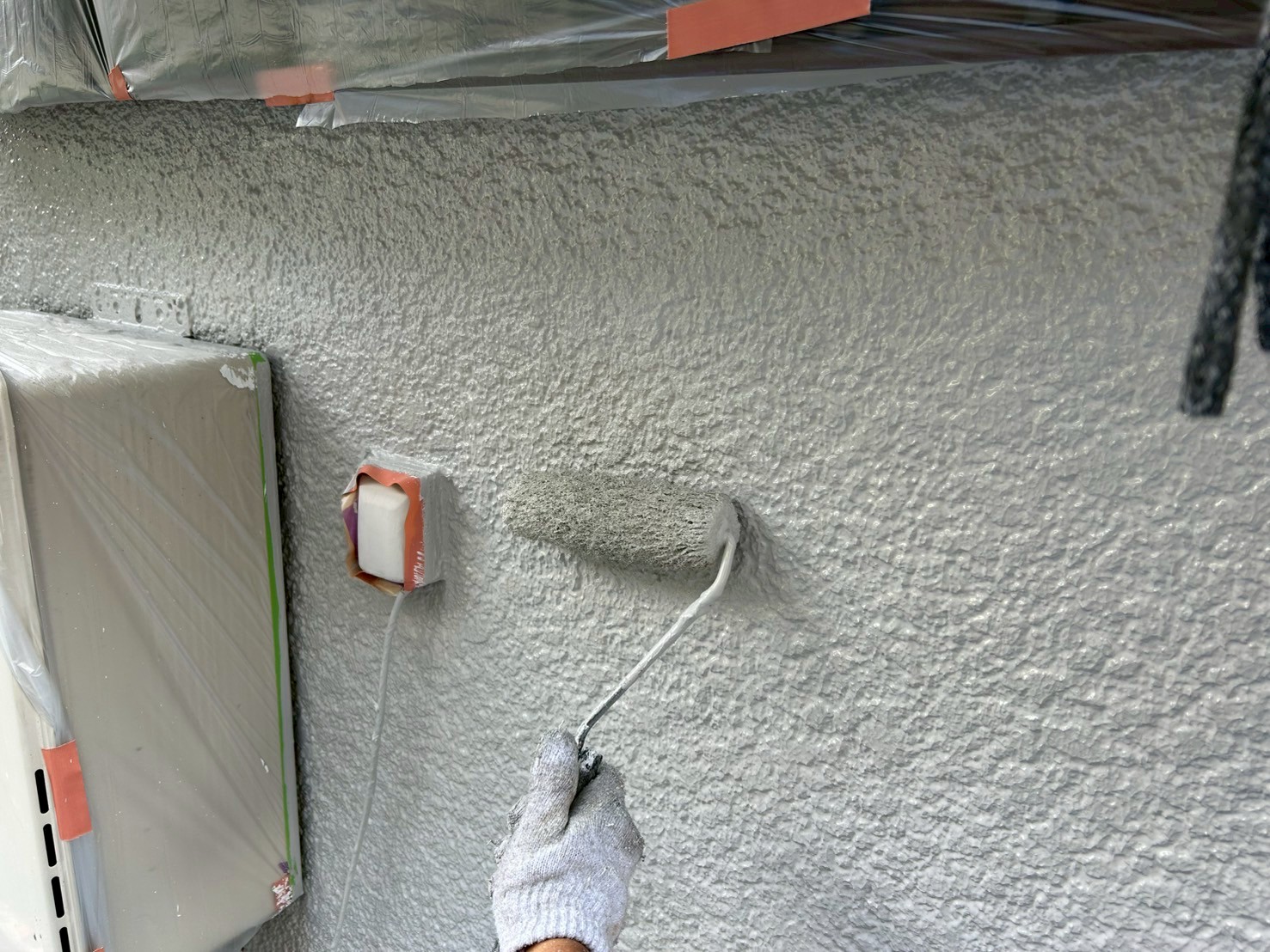 東京都江戸川区　塗装工事　（施工中編）